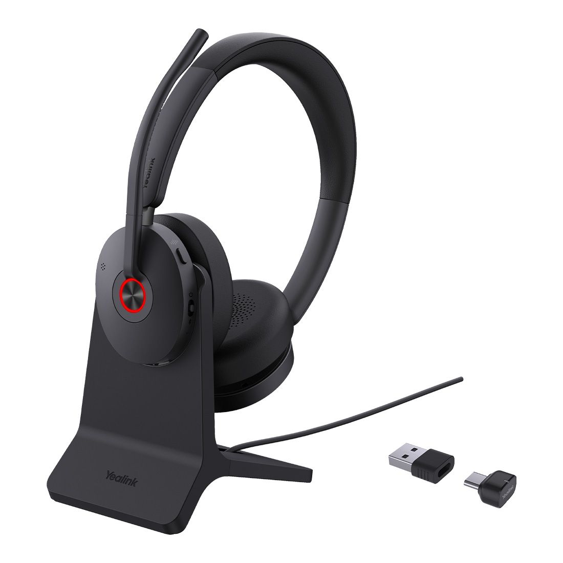 Yealink BH74 UC Bluetooth Wireless Headset with Stand for Office & Hybrid Work Yealink