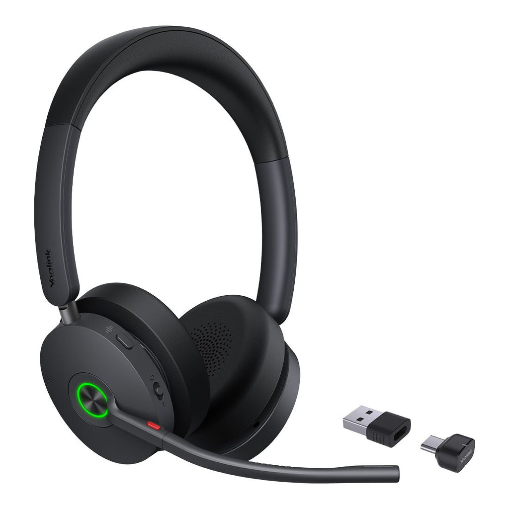Yealink BH74 UC Certified Wireless Headset - Noise Cancelling for Office & Hybrid Work Yealink