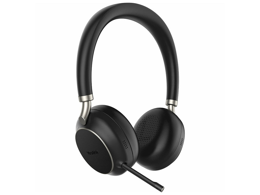 Yealink BH76 Wireless ANC Headset | Retractable Mic, Black Yealink