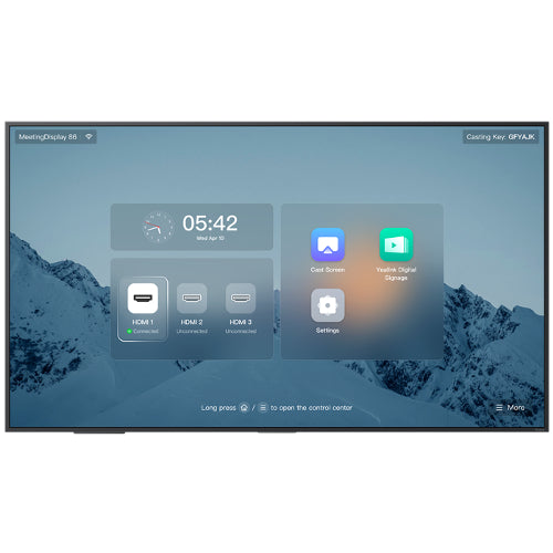 Yealink 86 4K MeetingDisplay for Microsoft Teams Rooms Yealink