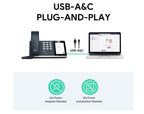 Yealink MP45 USB Desktop Phone for Microsoft Teams - Touchscreen & HD Audio Yealink