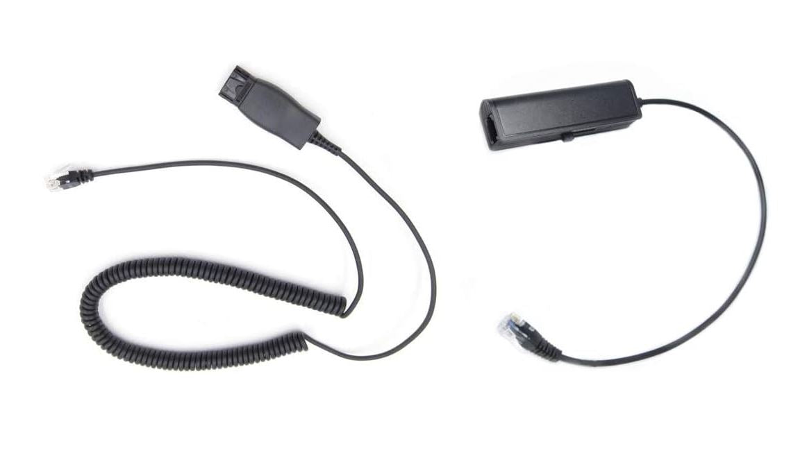 Yealink QD to RJ9 Cord for YHS Headsets - Cisco & Avaya Compatible Yealink