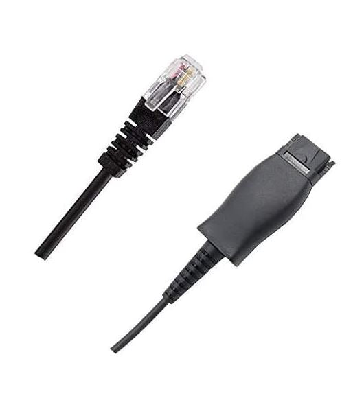Yealink QD to RJ9 Cord for YHS Headsets - Cisco & Avaya Compatible Yealink