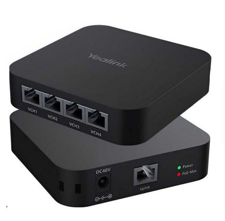 Yealink RCH40 E2 4-Port PoE Switch for Meeting Room Devices 