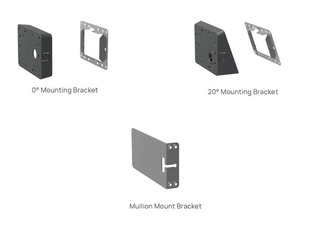 RoomPanel Mounting Kits | Wall, Angled & Door Frame Brackets Yealink