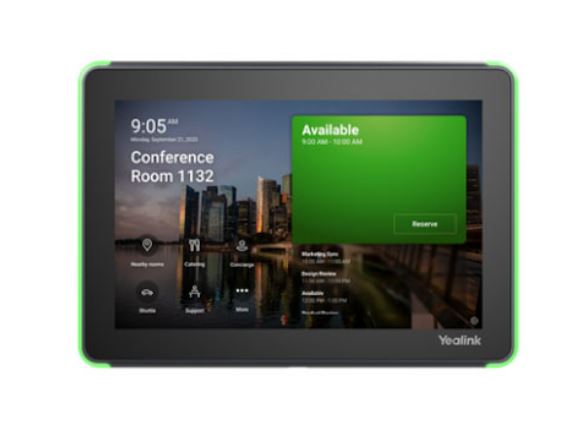 Yealink Roompanel Android Scheduling Display for Meeting Rooms Yealink