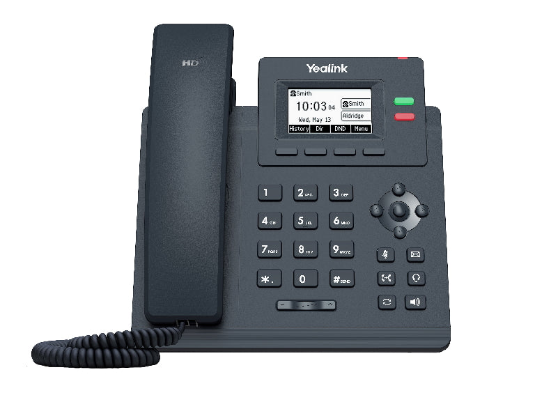 Yealink SIP-T31G Gigabit IP Phone - 2 Lines, HD Voice & PoE Yealink