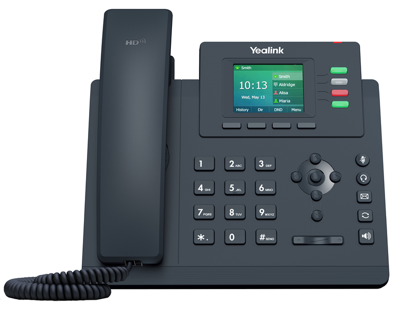 Yealink T33G Entry-Level IP Phone | 4-Line, Color Display, HD Voice, PoE