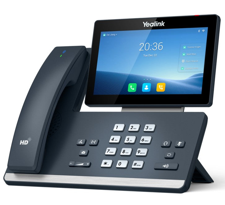 Yealink T58W Pro IP Phone with Bluetooth Handset & HD Audio Yealink
