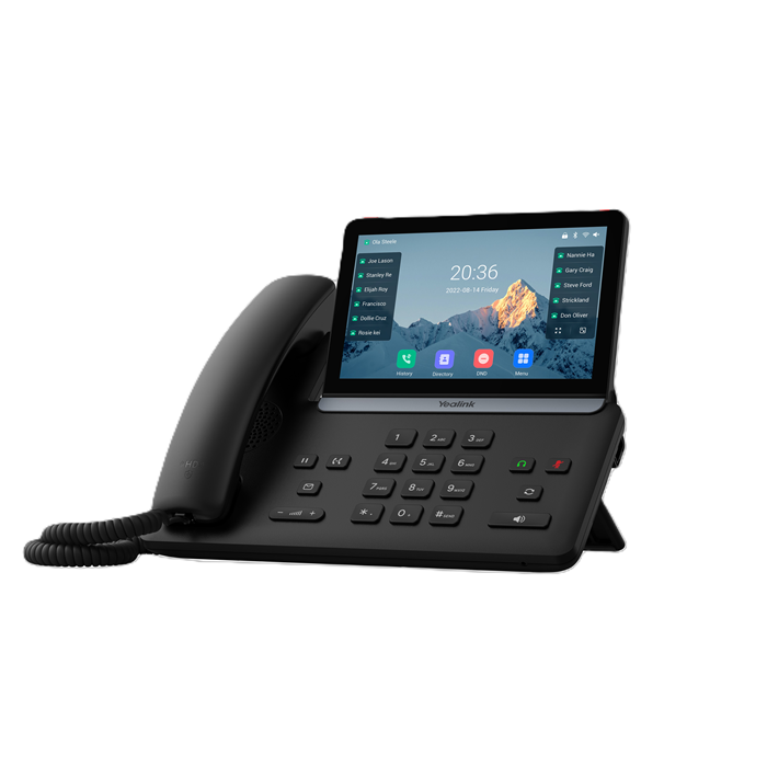 Yealink SIP-T87W IP Phone - 7 Touchscreen, HD Voice, Wi-Fi 6, PoE 