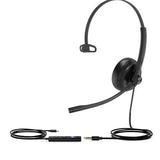 Yealink TEAMS-UH34SE-M-C Teams Certified Wideband Noise Cancelling Headset, USB-C and 3.5mm Jack, Controller w