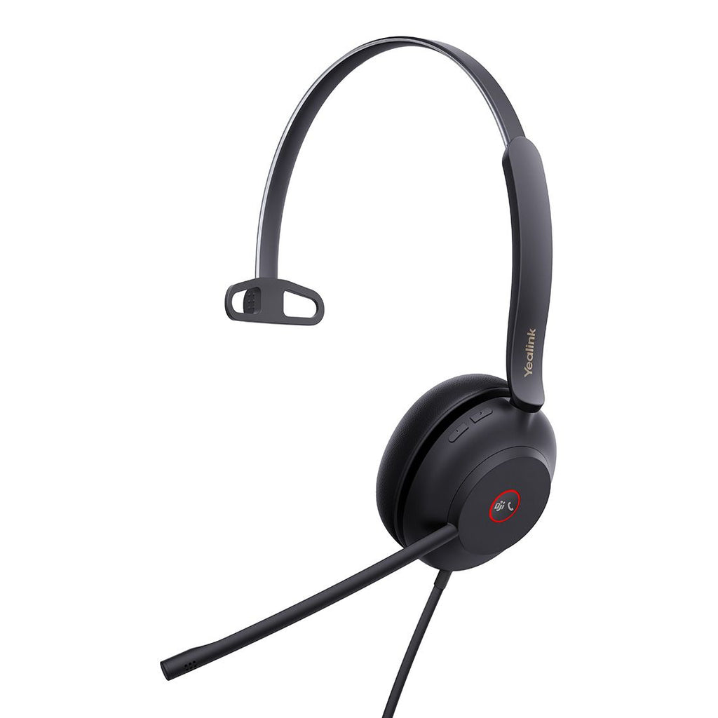 Yealink UH37 Teams Certified USB-C Mono Headset | Noise Cancelling Yealink