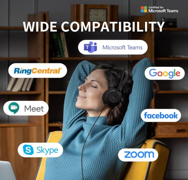 Yealink UH37 Teams Certified USB-C Mono Headset | Noise Cancelling Yealink