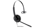 Yealink UH34 Mono Teams USB Headset, Lightweight, All Day Wearing Comfort, Ear Wideband Noise Cancelling Micro