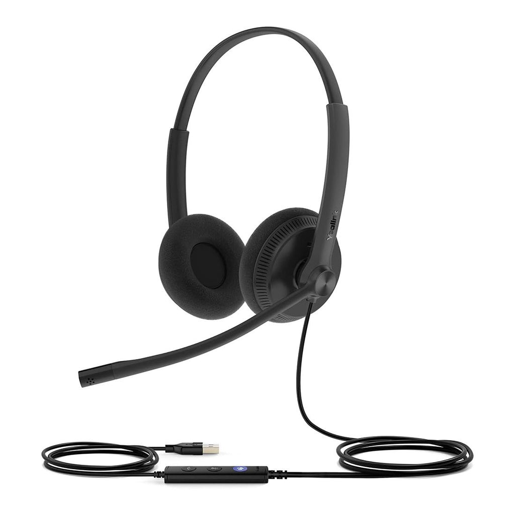 Yealink UH34L Dual USB Headset with Noise Cancellation for PC Yealink