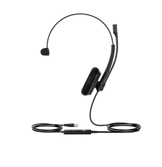Yealink UH34L-M-UC Mono USB Noise Cancelling Headset for Clear Calls Yealink