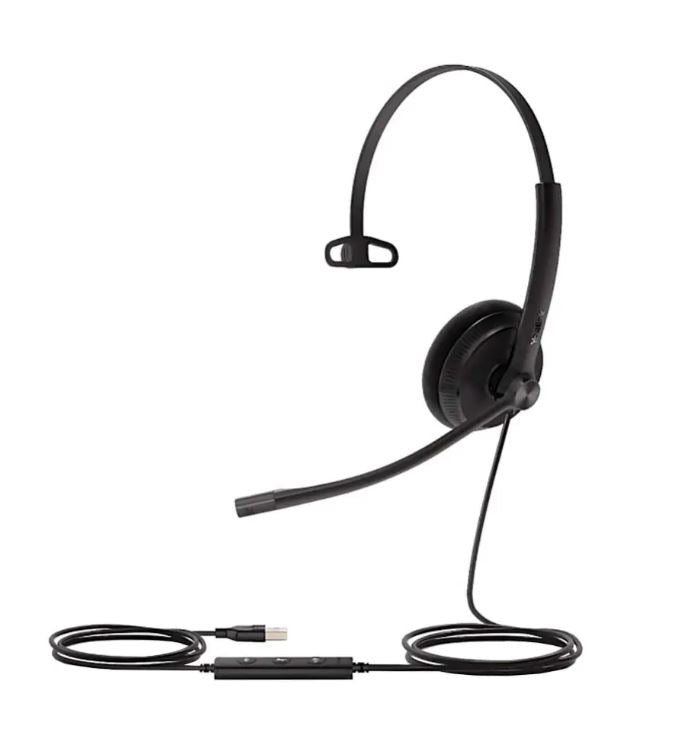 Yealink UH34L-M-UC Mono USB Noise Cancelling Headset for Clear Calls Yealink