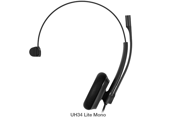 Yealink UH34 Professional Wired USB Headset for Clear Calls Yealink