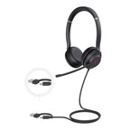 Yealink UH37 Single Ear USB Headset - Pro Noise Cancelling for Teams Yealink