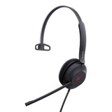 Yealink UH37 Mono USB Wired Headset, UC, USB-C, 35mm Speaker, Busylight, Leather Ear Cushion,HD Audio, 2Mic No