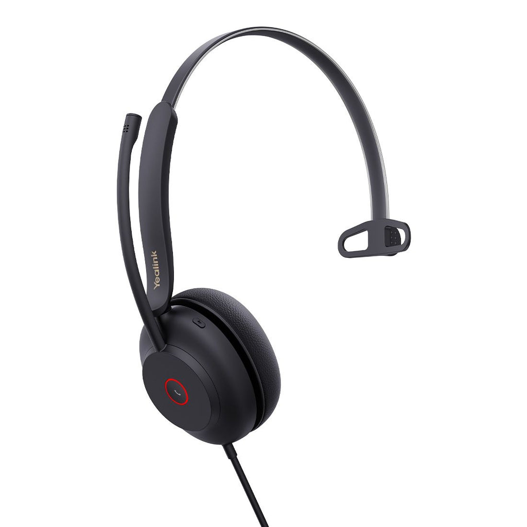 Yealink UH37 Mono USB-C/A Headset | Noise-Cancelling for Calls Yealink