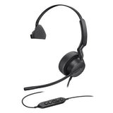 Yealink UH42 Mono CA, USB wired headset, AI-powered noise cancellation, compatibility with both USB-C and USB