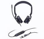 Yealink UH44 Dual Ear USB-C/A Wired Headset for Microsoft Teams - Certified Yealink