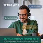 Yealink UH44 Dual UC Wired Headset | USB-C/A for Calls & Meetings Yealink