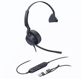 Yealink UH44 Mono Teams USB Headset - Microsoft Certified Yealink