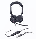 Yealink UH46 Dual Ear USB Headset for UC - USB-C/A Yealink