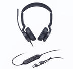 Yealink UH46 Dual Ear USB Headset for UC - USB-C/A Yealink