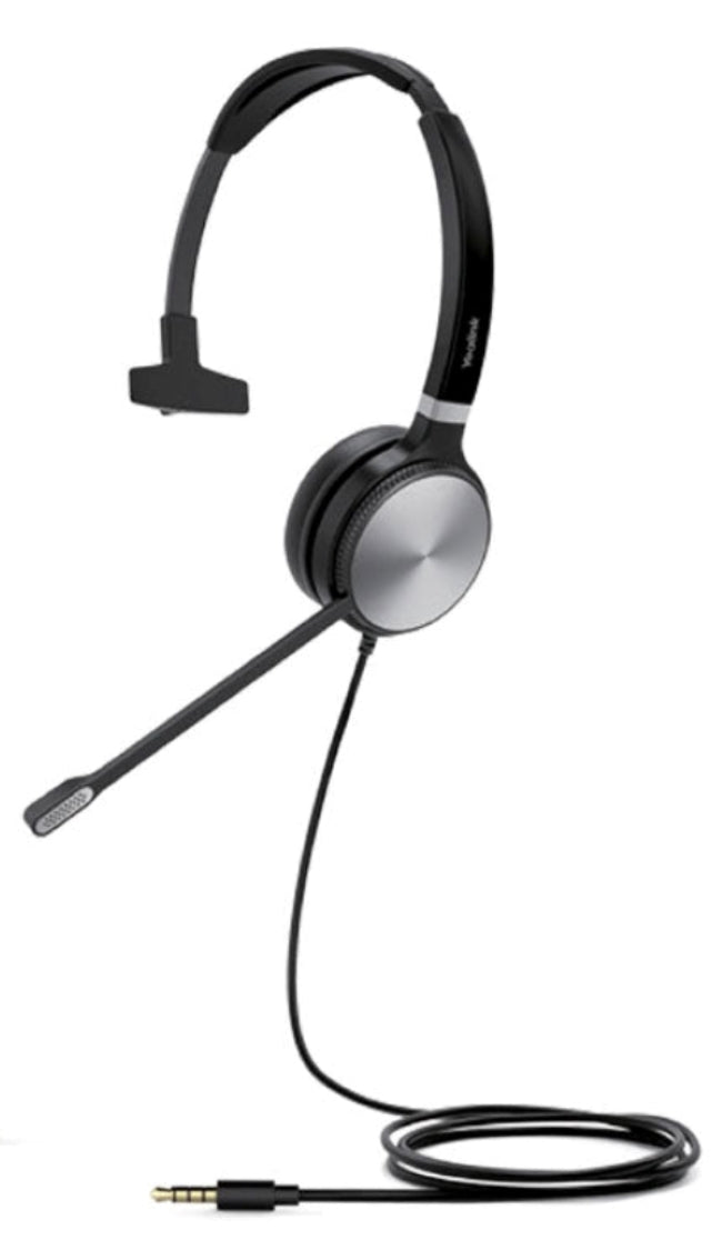 Yealink UHM361 Mono Headset: Clear Calls, Noise-Canceling, 3.5mm for UC & Office 