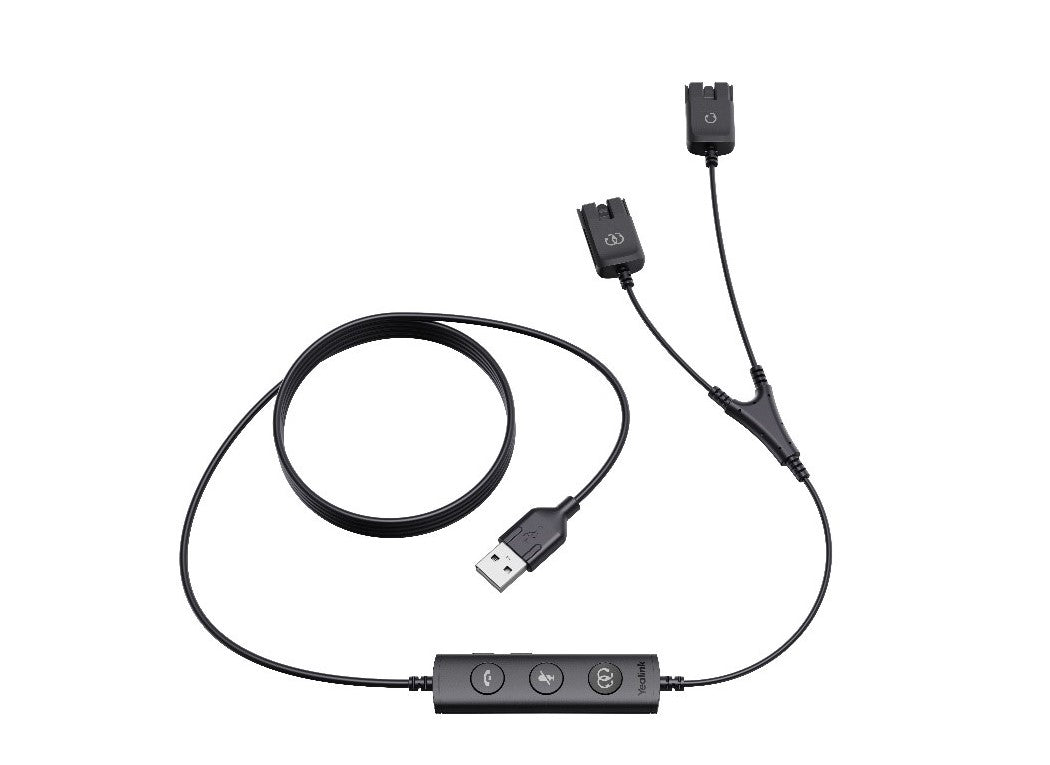 Yealink USB QD Trainer Cable for Call Center Training Yealink