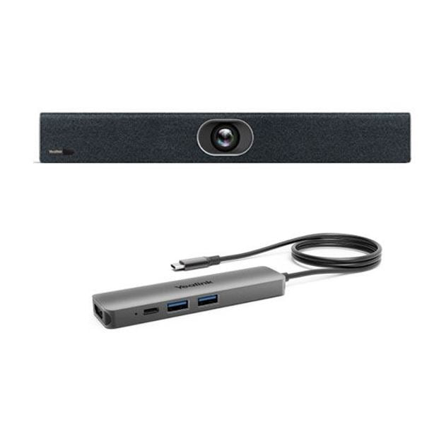 Yealink UVC40-BYOD Meeting Kit - Huddle & Small Rooms, Auto Framing, Speaker Tracking, Remote Device - UVC40-BYOD