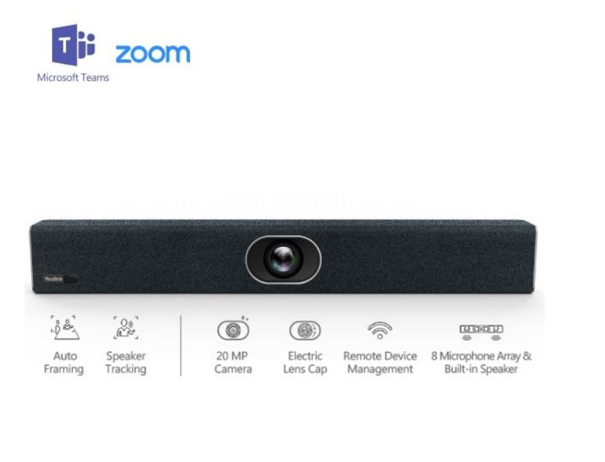Yealink UVC40: Smart All-in-One Video Bar for Huddle & Small Rooms Yealink