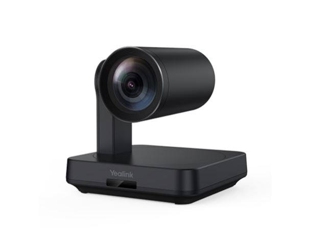 Yealink Black UVC84 4K, 12x optical USB PTZ camera, includes VCR20 Remote Control, 7m USB Cable, 7m Network Ca