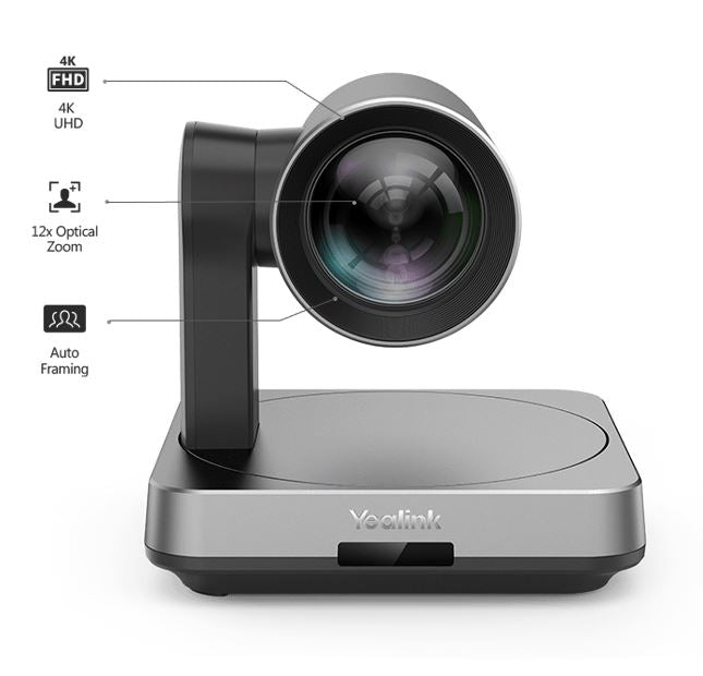 Yealink UVC84 4K PTZ Camera: Crystal-Clear Video for Every Meeting Yealink