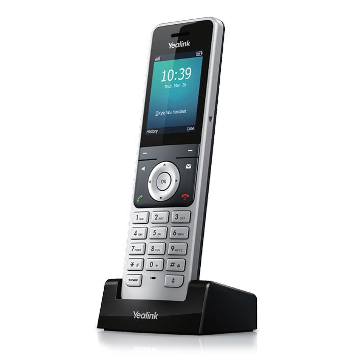 Yealink W56H Cordless DECT IP Phone Handset, Wireless, HD Audio Quality, Quick USB Charging, High-en - W56H