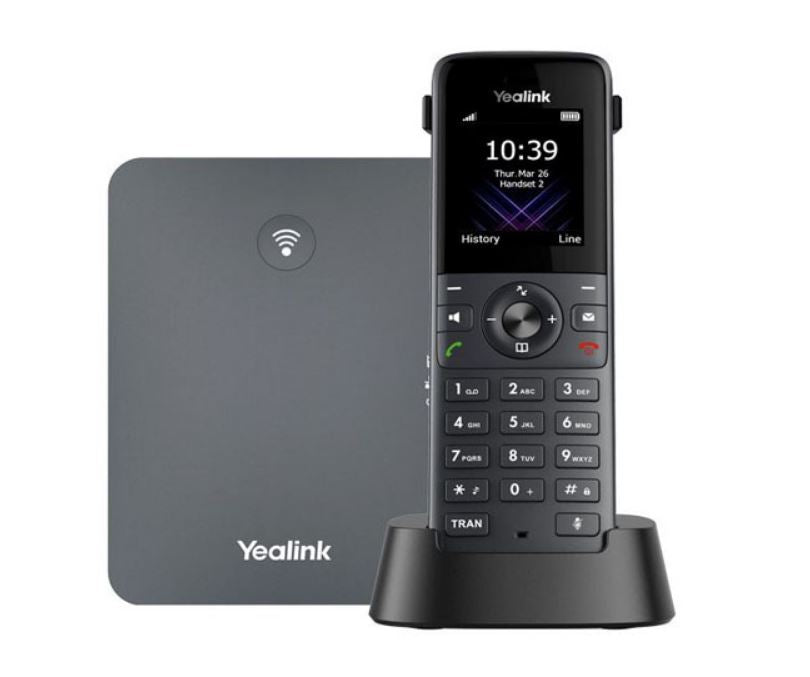 Yealink W73P IP DECT Phone System - W73H Handset & W70B Base Station Yealink
