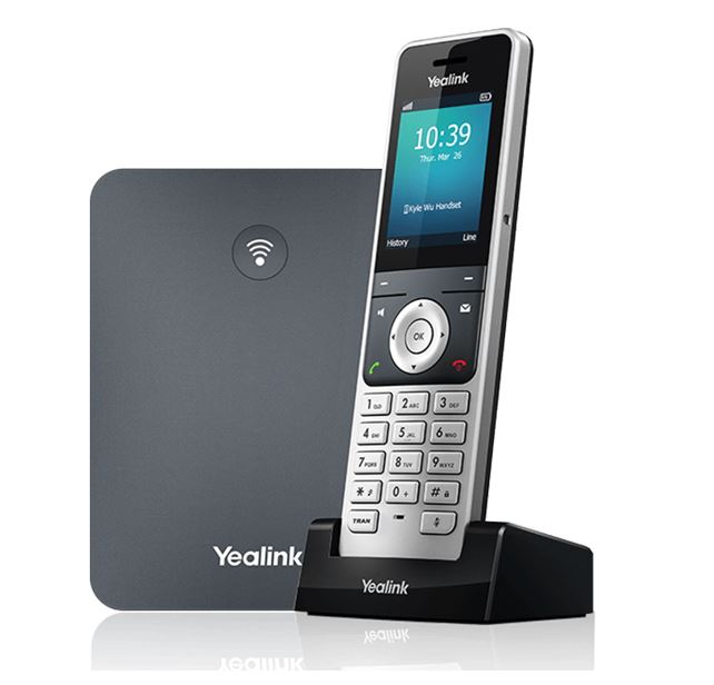 Yealink W76P High-Performance IP DECT Solution including W56H Handset and W70B Base Station, Up to 2 - W76P