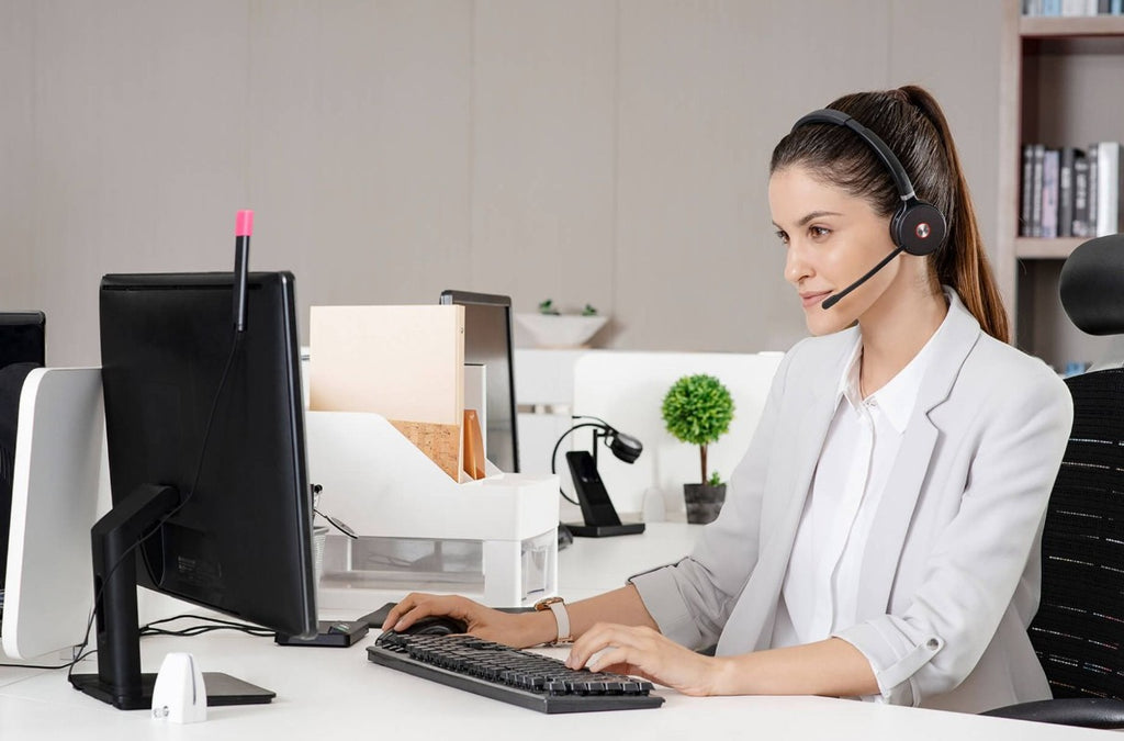 Yealink WH62 Wireless Headset | Clear Sound for Teams & Office Calls Yealink