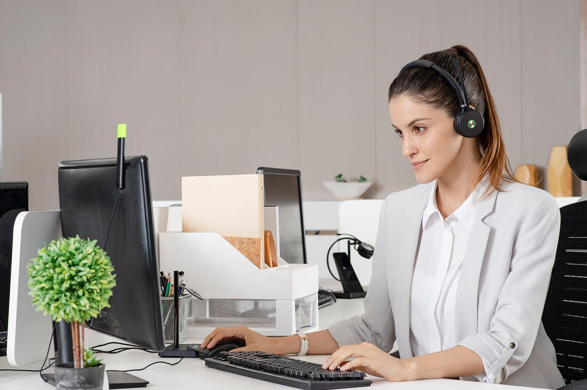 Yealink WH62 Wireless Headset | Clear Sound for Teams & Office Calls Yealink
