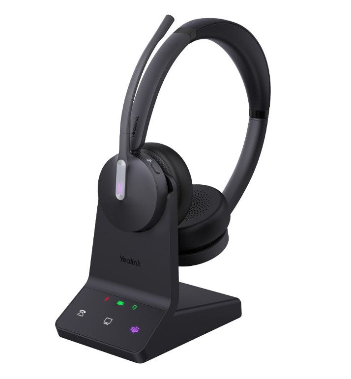 Yealink WH64 Dual Teams Wireless DECT Headset - Noise Cancelling Yealink