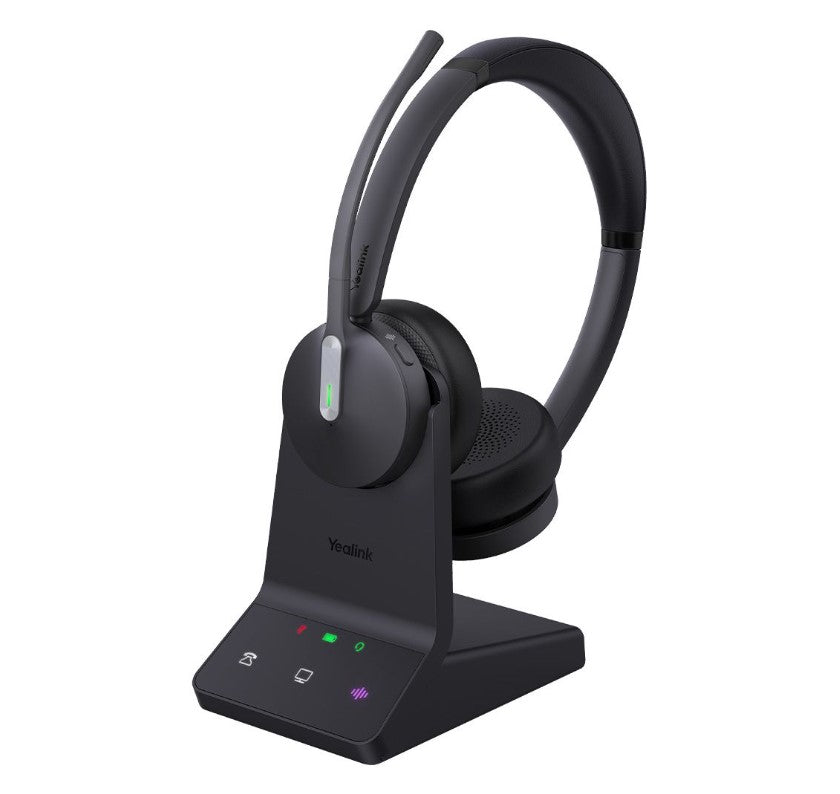 Yealink WH64 Dual UC DECT Wireless Headset - Bluetooth & Noise Cancelling Yealink
