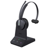 Yealink WH64 Hybrid Mono with Charging Stand, enhanced noise‑cancelling microphone technology, dual connectivi