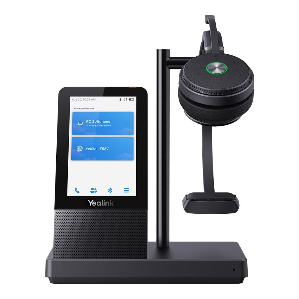 Yealink WH66 DECT Wireless Headset & All-in-One Office Hub Yealink