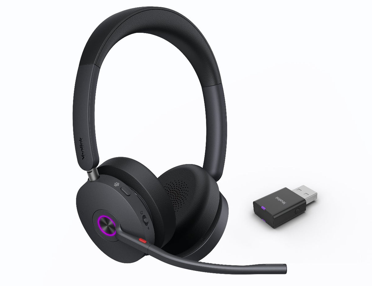 Yealink WH68 Hybrid Dual Teams DECT & Bluetooth Hybrid Wireless Technology, 4-Mic Hybrid ANC, 4-Mic Noise Canc