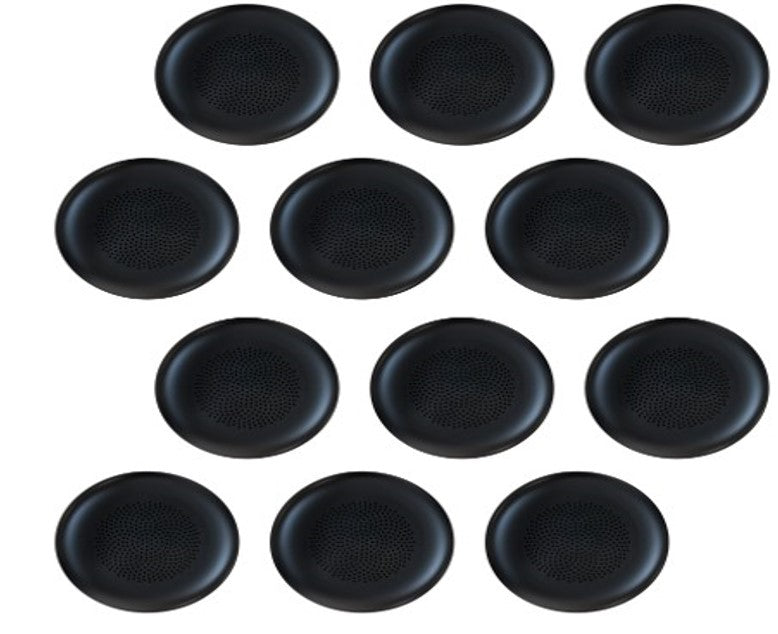 Yealink WH62/WH66 Leather Ear Cushions - Black (12-Pack) Yealink
