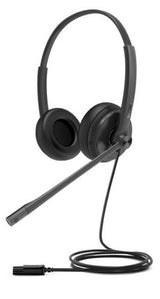 Yealink LAST STOCK Yealink YHD342 Wideband QD Dual Headset with Soft Leather Ear Cushion, All Day Wearing Comf