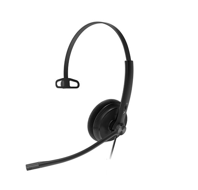 Yealink YHS34 Lite Mono Wired Headset with QD to RJ Port, Wideband Noise-Canceling Headset, Monaural Ear, RJ9